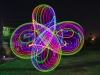 LED Hula hoop pattern