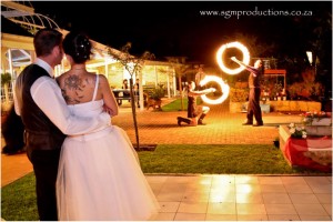 wedding fire dancers