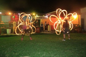 Trenchtown fire dancers