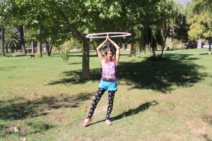 hooping in the park