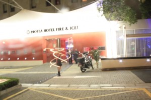 Corporate fire dancers in Cape Town