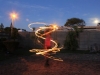 Fire hula hoop - Vortex
