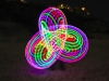 LED Hula hoop - triquetra pattern